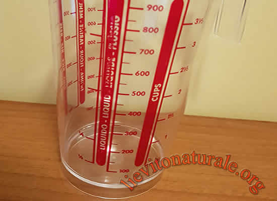 acqua negli impasti