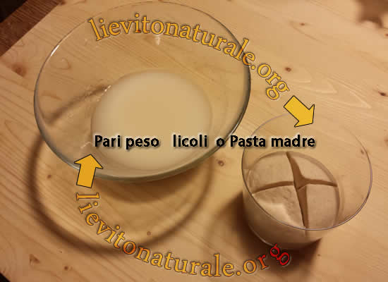 conversione licoli pasta madre solida