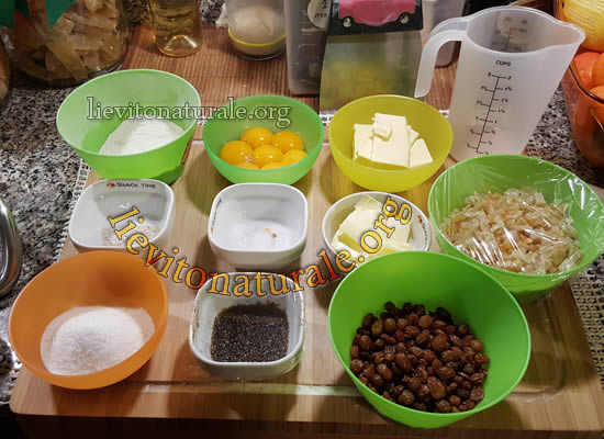 ingredienti panettone