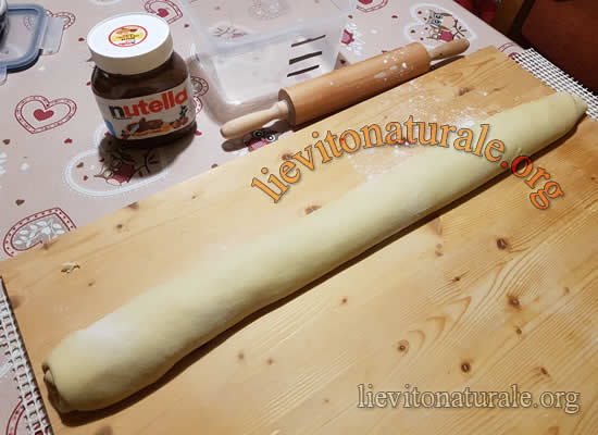 impasto spalmato crema di nocciole